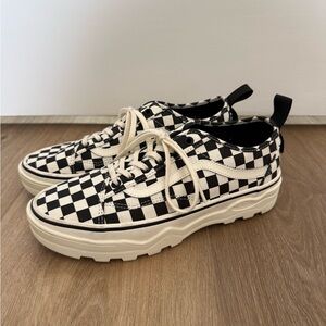 Vans checkerboard lace up shoes